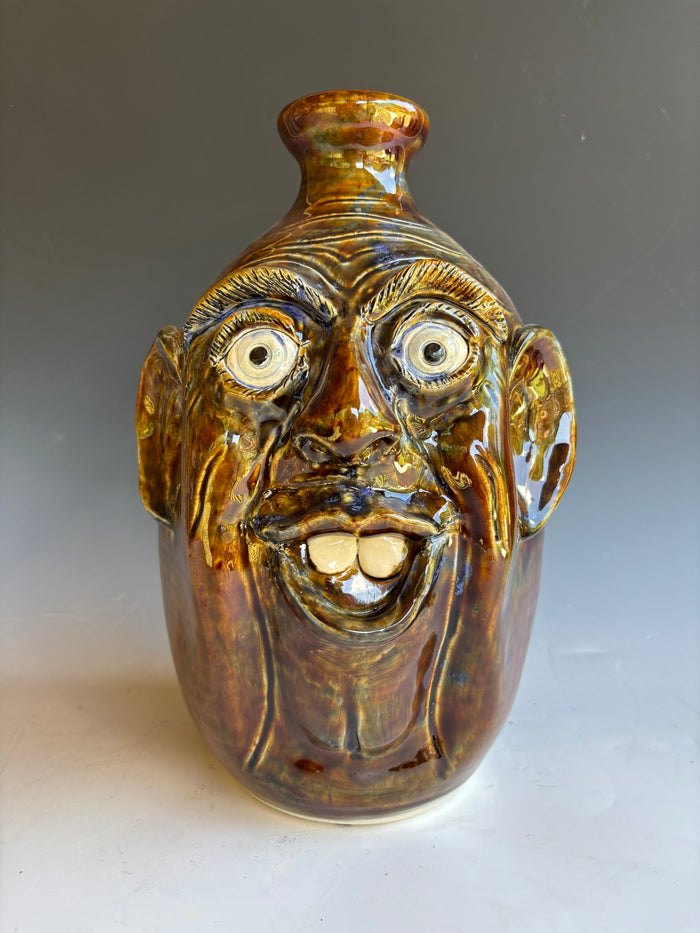 10" Steve Turpin Face Jug