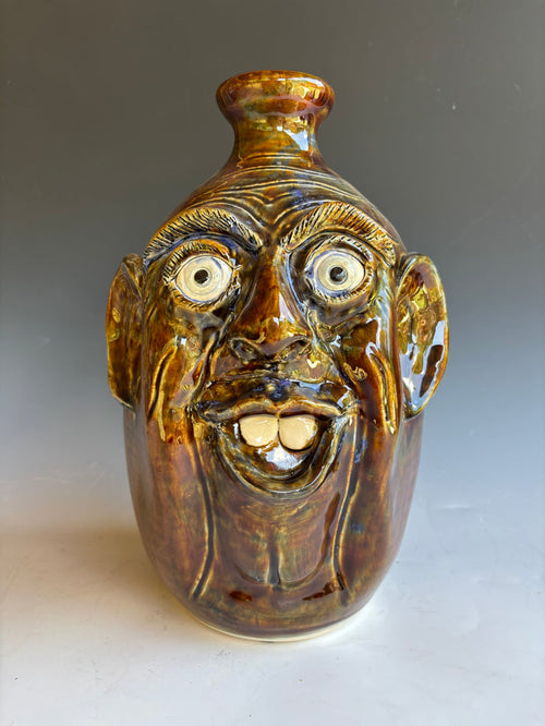 10" Steve Turpin Face Jug