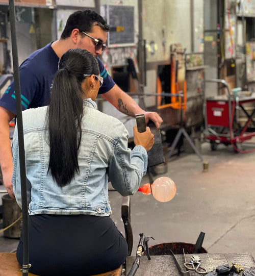 learning how to glass blow
