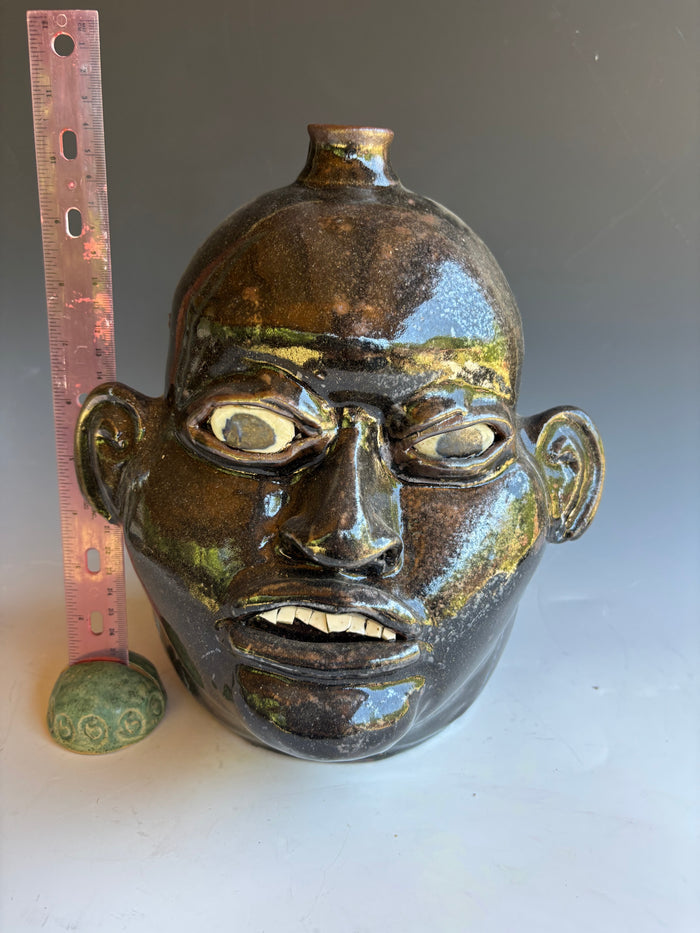11" Matthew Hewell Face Jug