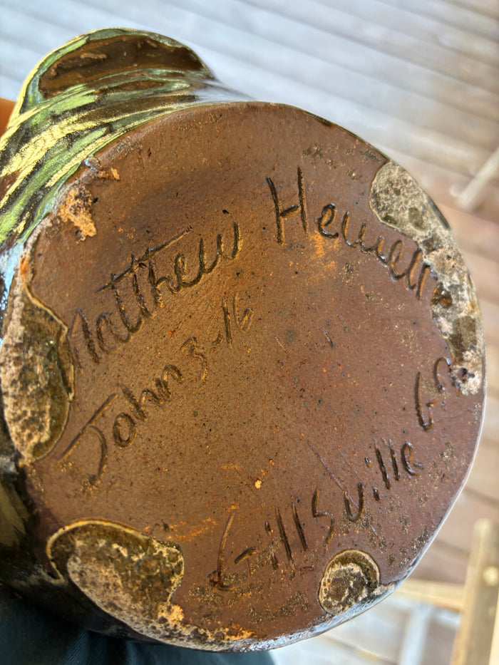 11" Matthew Hewell Face Jug