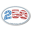 250 Paw - Car Magnet