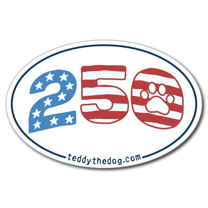 250 Paw - Car Magnet