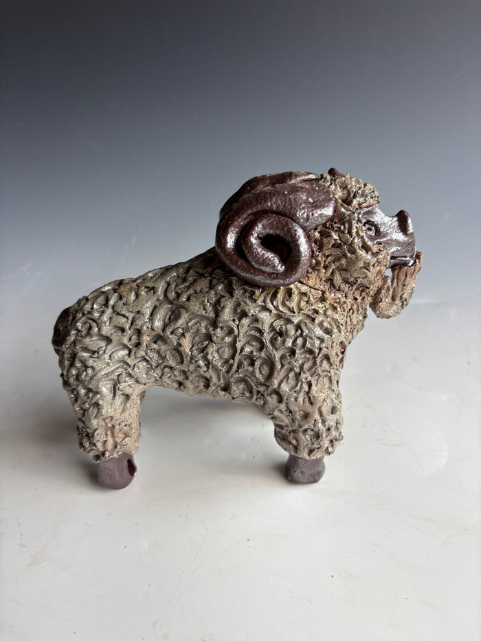 5" Billy Ray Hussey Ram Early signed BH Owens