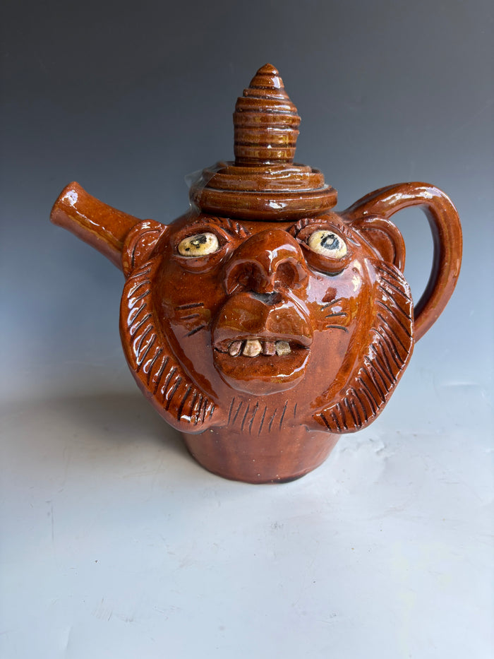 8" Albert Hodge Face jug Teapot