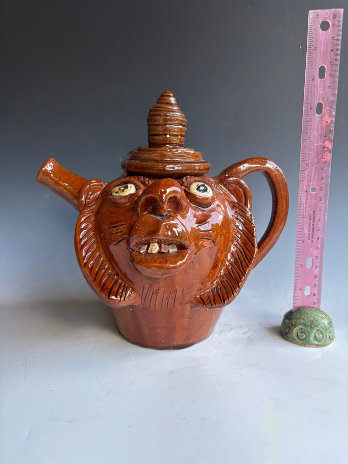8" Albert Hodge Face jug Teapot