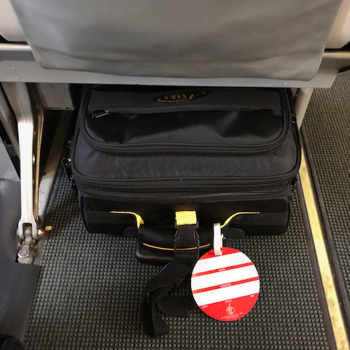 A. Saks U.T.S. Overnight Expandable Computer Rollaboard w/USB Port - Lexington Luggage