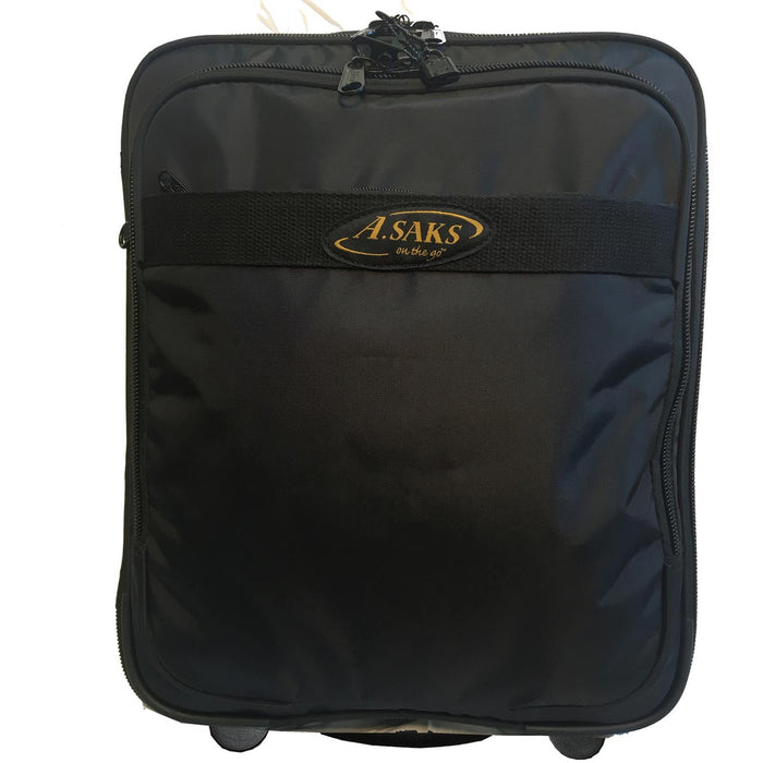 A. Saks U.T.S. Overnight Expandable Computer Rollaboard w/USB Port - Lexington Luggage