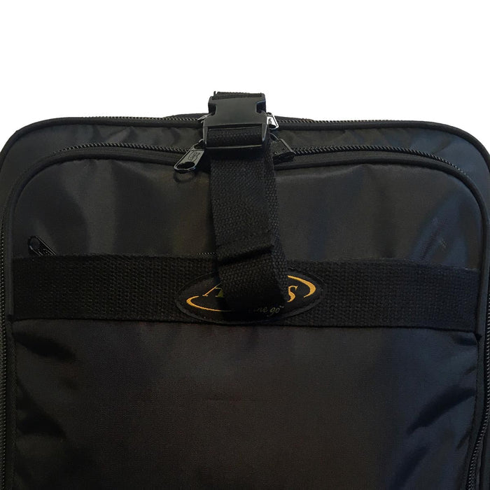 A. Saks U.T.S. Overnight Expandable Computer Rollaboard w/USB Port - Lexington Luggage