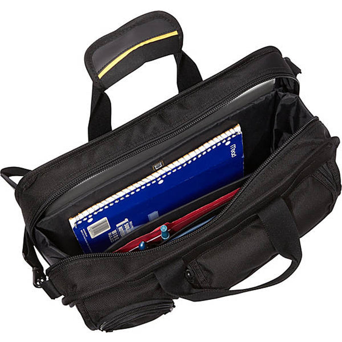 A. Saks Ballistic Nylon Organizer Briefcase - Lexington Luggage (531121045562)