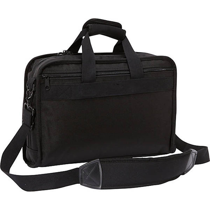 A. Saks Ballistic Nylon Organizer Briefcase - Lexington Luggage (531121045562)