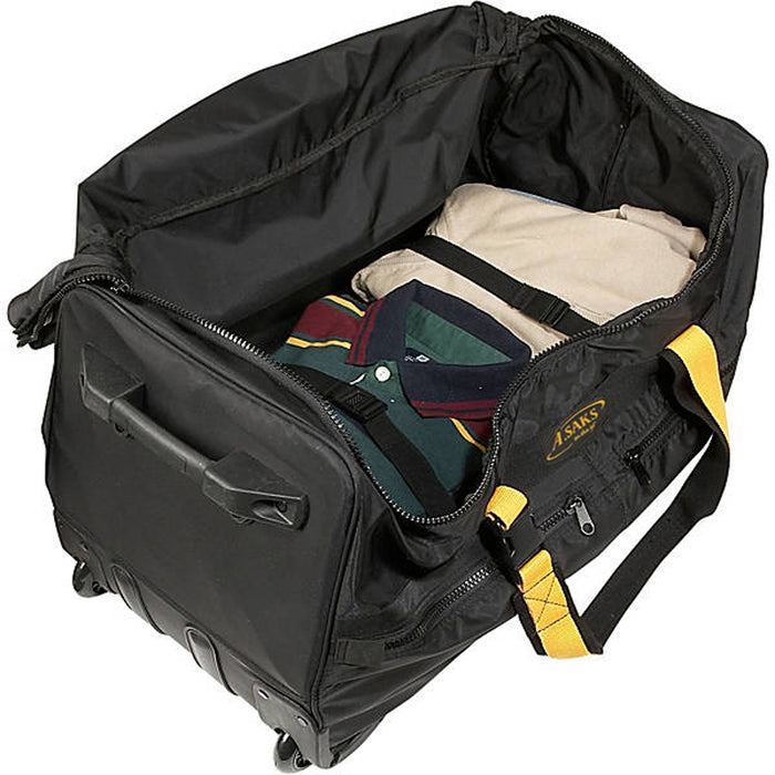 A. Saks EXPANDABLE 25" Wheeled Duffel - Lexington Luggage (531000393786)