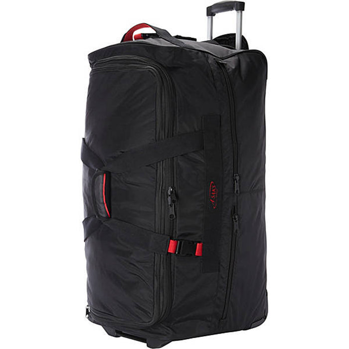 A. Saks EXPANDABLE 31" Ballistic Wheeled Duffel (531139428410)