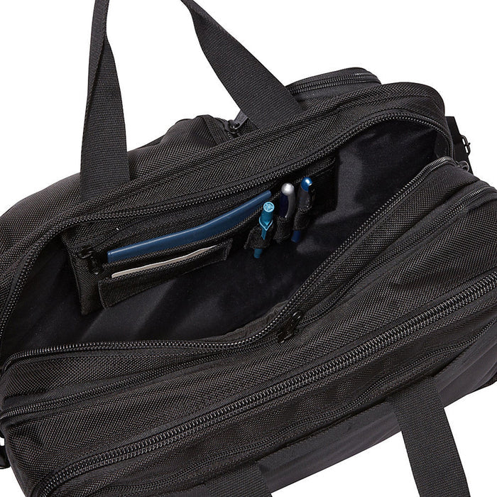A. Saks EXPANDABLE Ballistic Nylon Organizer Briefcase - Lexington Luggage (531132874810)