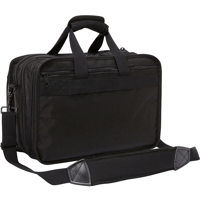 A. Saks EXPANDABLE Ballistic Nylon Organizer Briefcase - Lexington Luggage (531132874810)