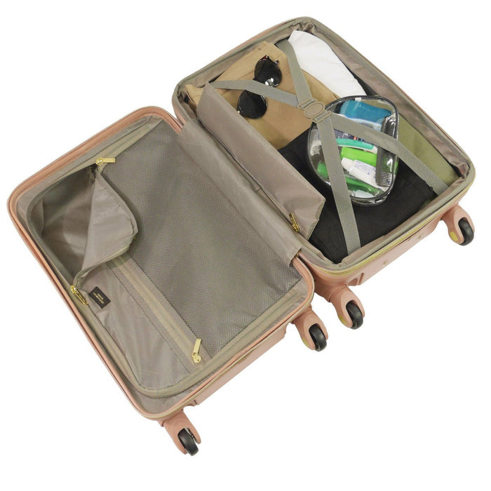 Addie Hardside Spinner 3-Piece Luggage Set - inside