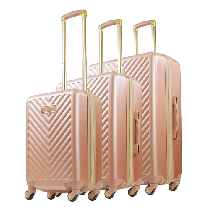 Addie Hardside Spinner 3-Piece Luggage Set - profile view
