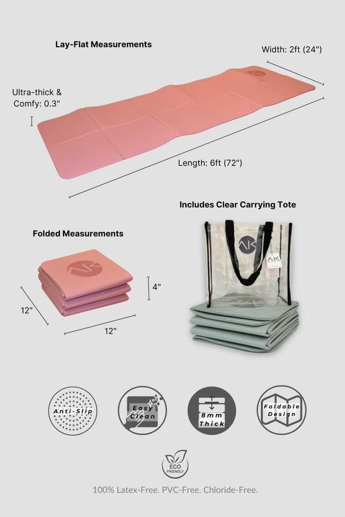 AK EcoFold Yoga Mat