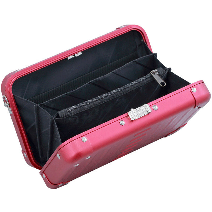 Aleon Aluminum Mini Cross Body - Opened Ruby