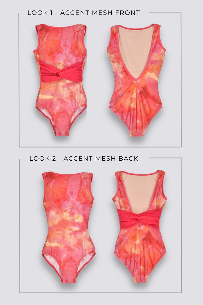 ANA AeraKnit™ Leotard in Allure · Sunrise