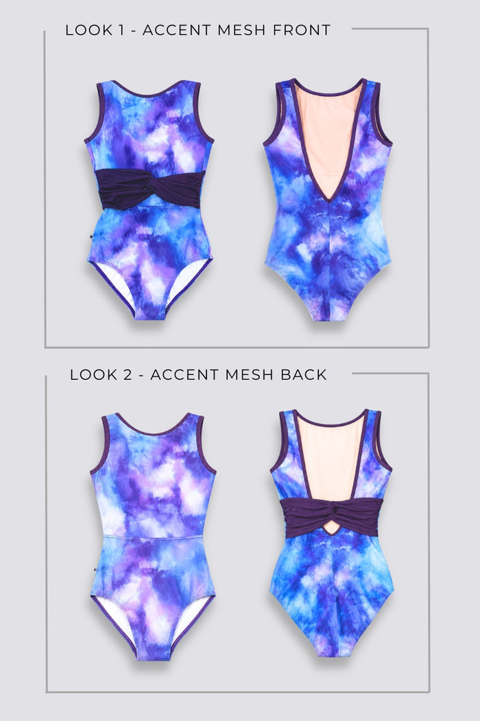 ANA AK2in1 Boatneck Leotard in Allure · Sunset