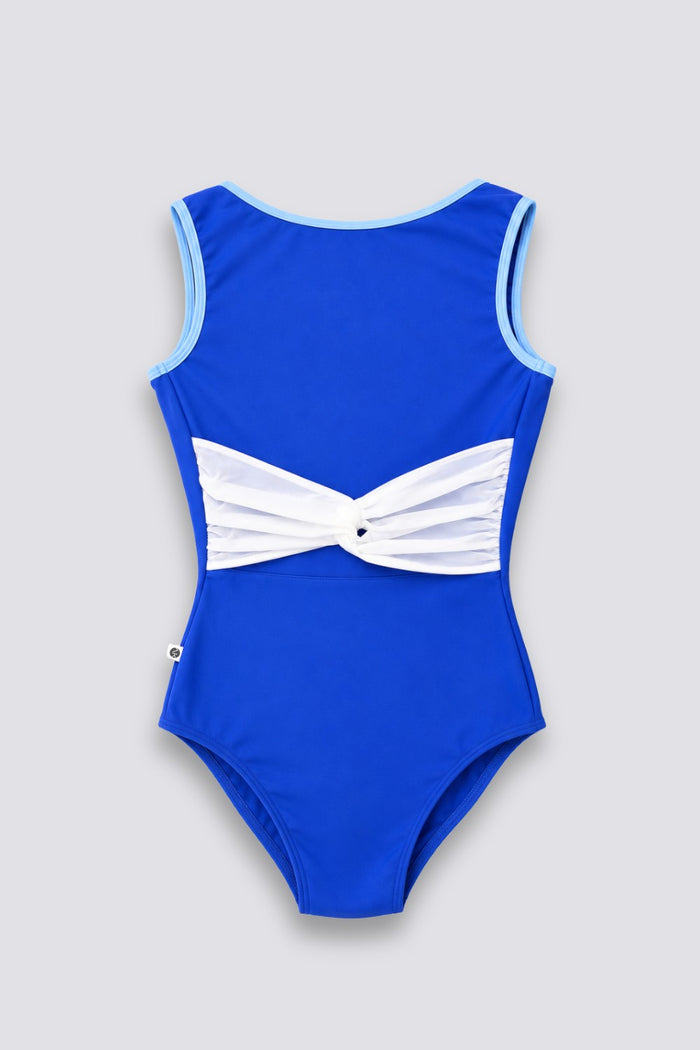 ANA AK2in1 Boatneck Leotard in Motley · Bluetide