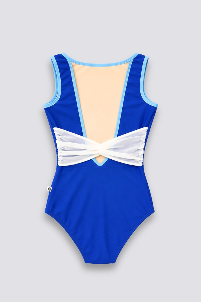 ANA AK2in1 Boatneck Leotard in Motley · Bluetide