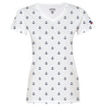 Anchors Away Teddy - Ladies T-Shirt V-Neck