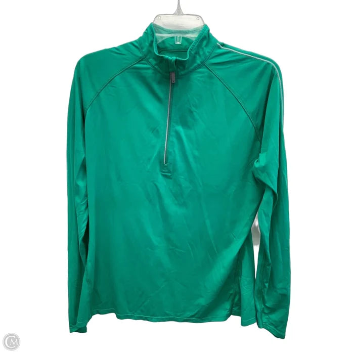 Athletic Jacket By Callaway In Green, Size: L