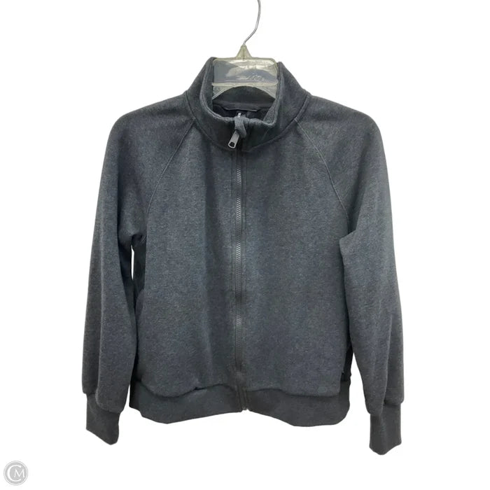 Athletic Jacket By Mondetta In Grey, Size: S