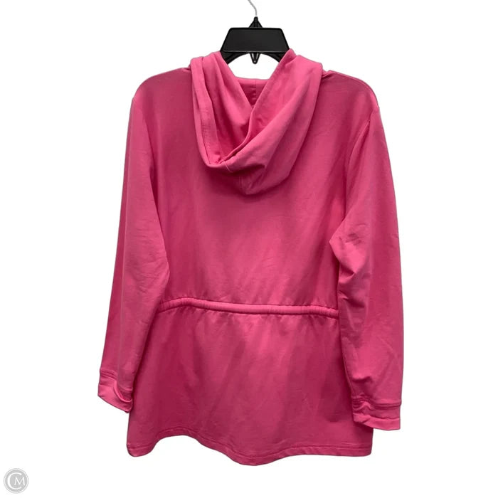 Athletic Jacket By Talbots In Pink, Size: Mp