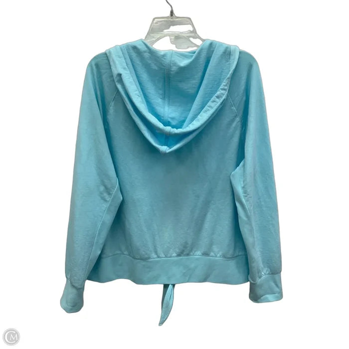 Athletic Jacket By Zenergy By Chicos In Blue, Size: L