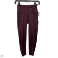 Athletic Leggings By Aerie In Maroon, Size: S