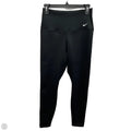 Athletic Leggings By Nike In Black, Size: M