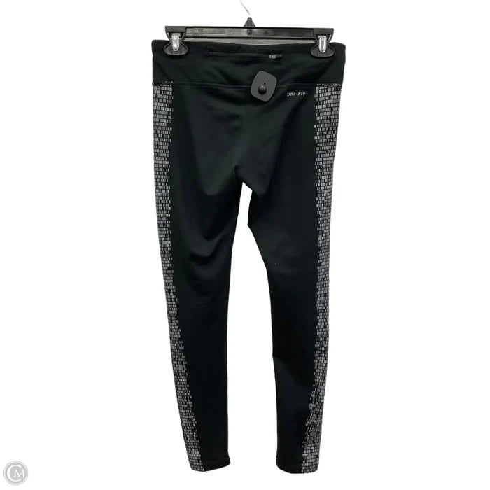 Athletic Leggings By Nike In Black, Size: S