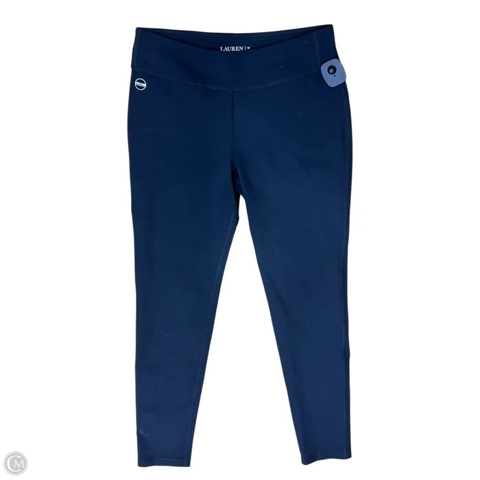 Athletic Leggings By Lauren By Ralph Lauren In Black, Size: M