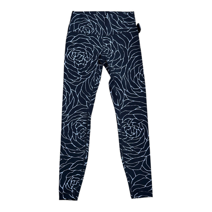 Athletic Leggings By Lululemon In Black & White, Size:S
