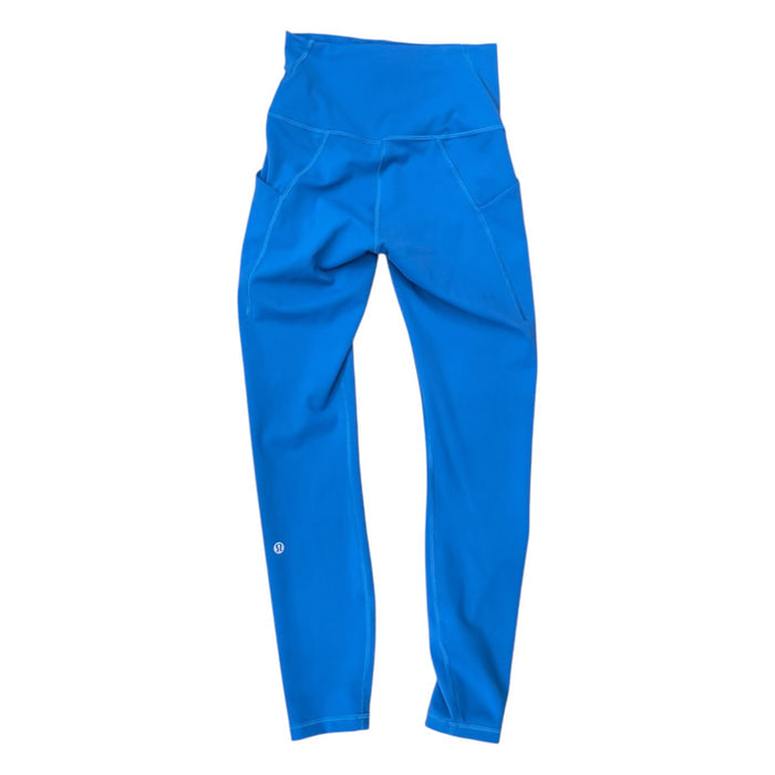 Athletic Leggings By Lululemon In Blue, Size:S