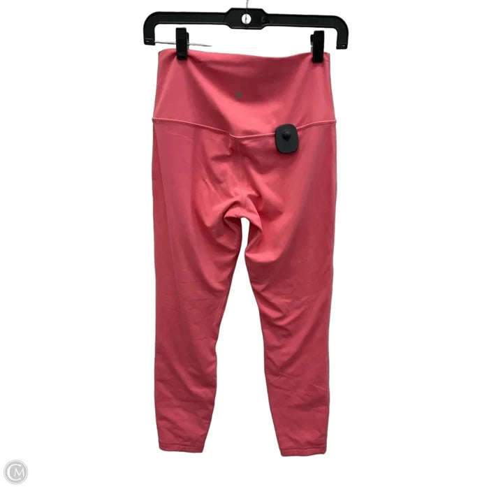 Athletic Leggings By Lululemon In Pink, Size: 8