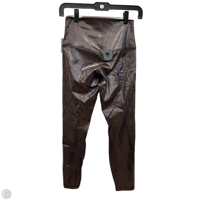 Athletic Leggings By Lululemon In Rose Gold, Size: 6