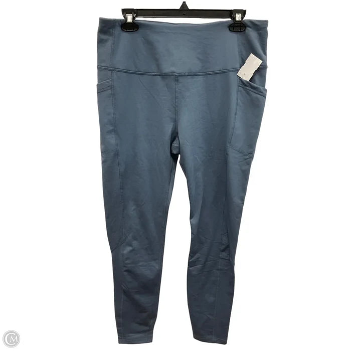 Athletic Leggings By Mondetta In Blue, Size: Xl