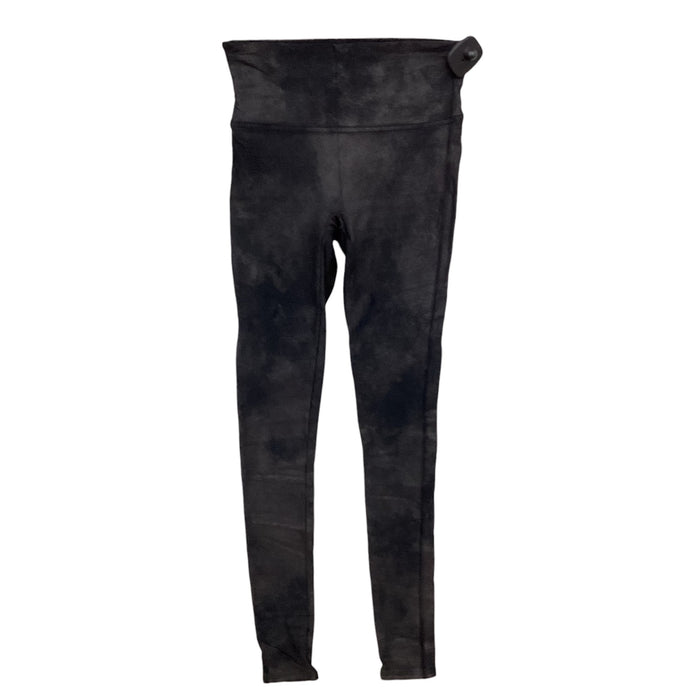 Athletic Leggings By Spanx In Black & Grey, Size:S