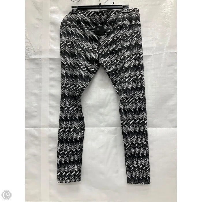 Athletic Leggings Capris By Mta Pro In Black & Blue, Size: Xl