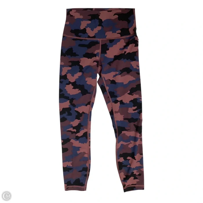 Athletic Pants By Lululemon In Camouflage Print, Size: Xs