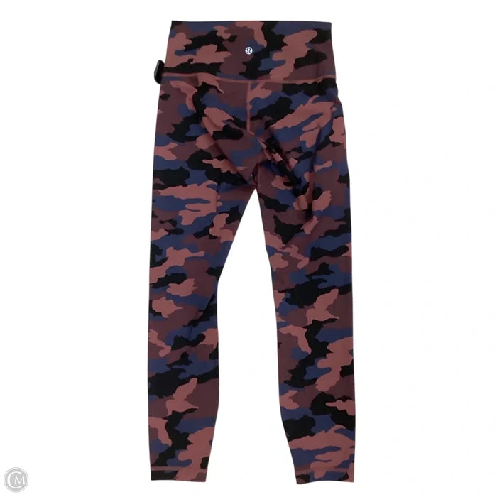 Athletic Pants By Lululemon In Camouflage Print, Size: Xs