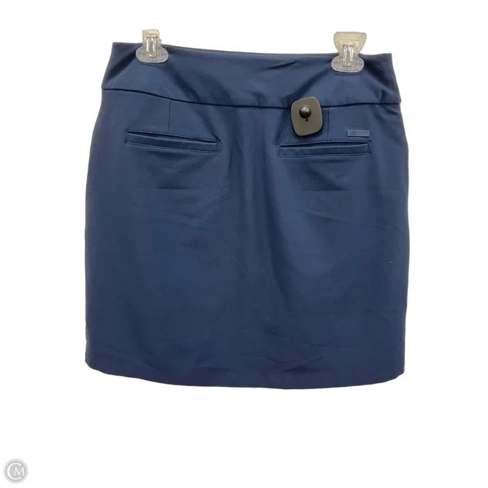 Athletic Skort By Adidas In Blue, Size: L