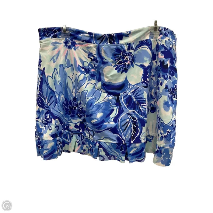 Athletic Skort By Lilly Pulitzer In Blue, Size: Xl