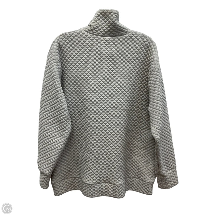Athletic Sweatshirt Collar By New Balance In Grey, Size: Xl