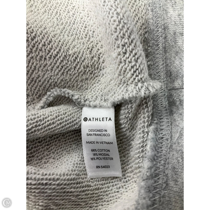 Athletic Sweatshirt Crewneck By Athleta In Grey, Size: Xs