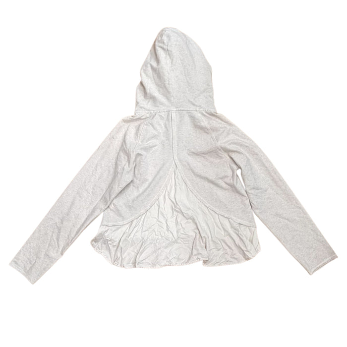 Athletic Sweatshirt Hoodie By Lululemon In Beige, Size:L